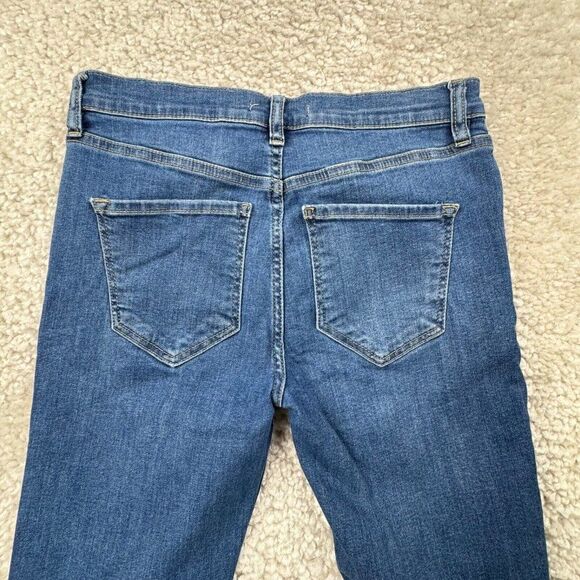We The Free People Distressed Skinny Raw Hem Jeans - Picture 9 of 9